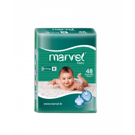 Marvel Baby Diapers Medium 48 Pcs