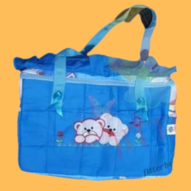 Baby Hospital bag | Clinic Bag | Baby traveling Bag | Nappy Kids storage Carrier Bag | Size Small 36X14X22 cm | Color - Blue 