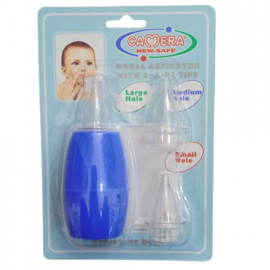 CAMERA NASAL ASPIRATOR WITH 3  SIZE TIPS COLOR BLUE