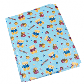 Baby Bubble Changing Sheets Blue Large Rubber Sheet | Changing Sheets  | Color Blue 