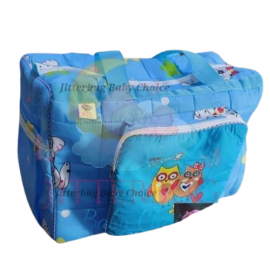 Baby Hospital bag | Clinic Bag | Baby traveling Bag | Nappy Kids storage Carrier Bag | Size Large 42X20X30 cm | Color - Blue 