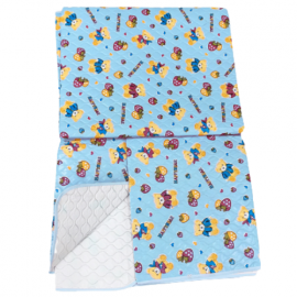 Baby Bubble Changing Sheets Blue Large Rubber Sheet | Changing Sheets  | Color Blue 