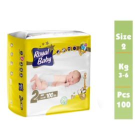 Royal Baby Diapers Small 100pcs Premium Care