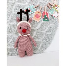 PlayThings Reindeer Crochet toy with bell