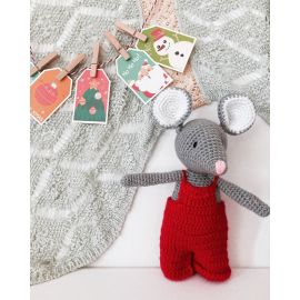 PlayThings Mouse Crochet Toy with Bell