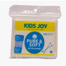 Kids Joy 100 Cotton Buds Zip Pack